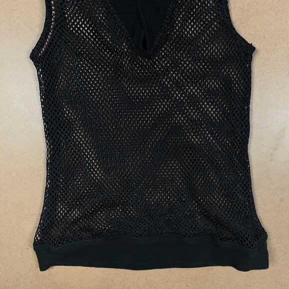 Vintage Lip Service SAMPLE 2002 Black Carlisle's Cargo Cutie Raid Y2K Goth Top - Picture 5 of 16